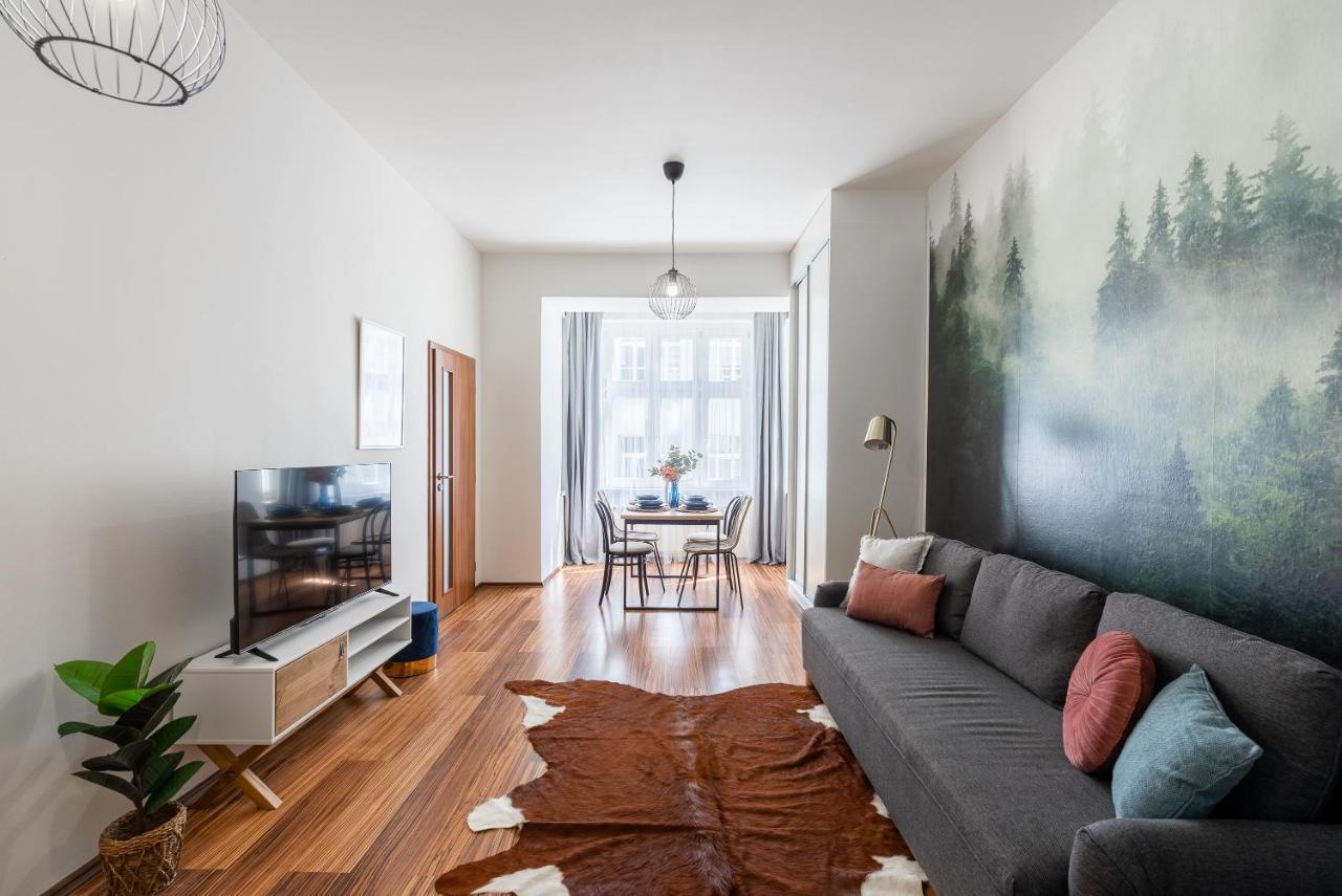 10 Min City Centre 5 People Apartment, Free Coffee Praha Bagian luar foto